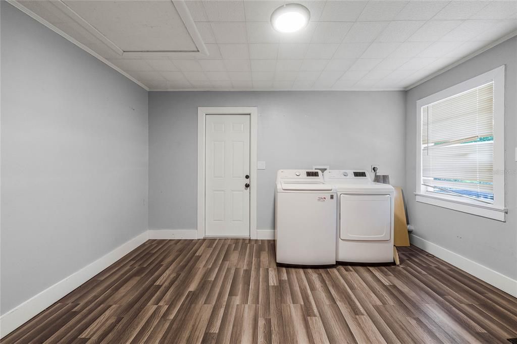 Large laundry room