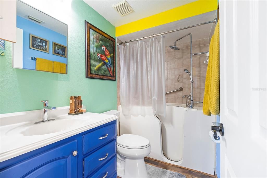 Guest Bath with walk-in Tub