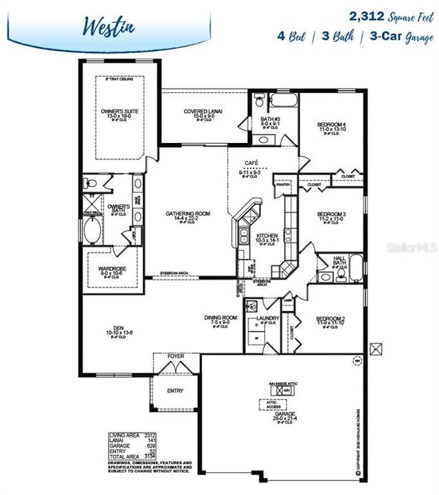 En Venta: $448,140 (4 camas, 3 baños, 2312 Pies cuadrados)