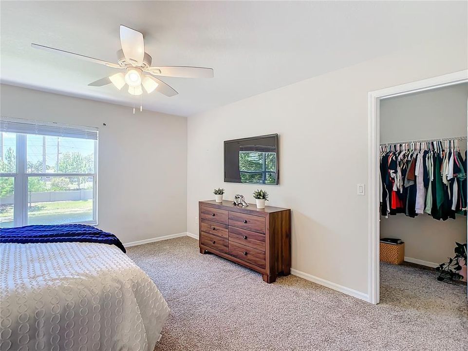 Master Suite with Large Walk-in Closet