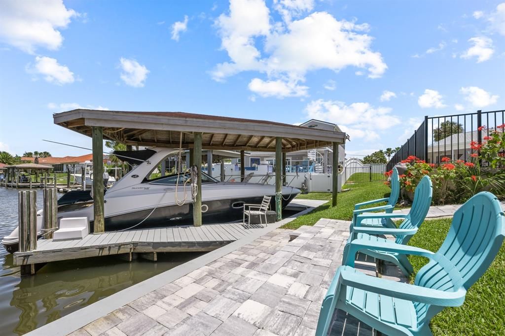 Paver Patio Dockside