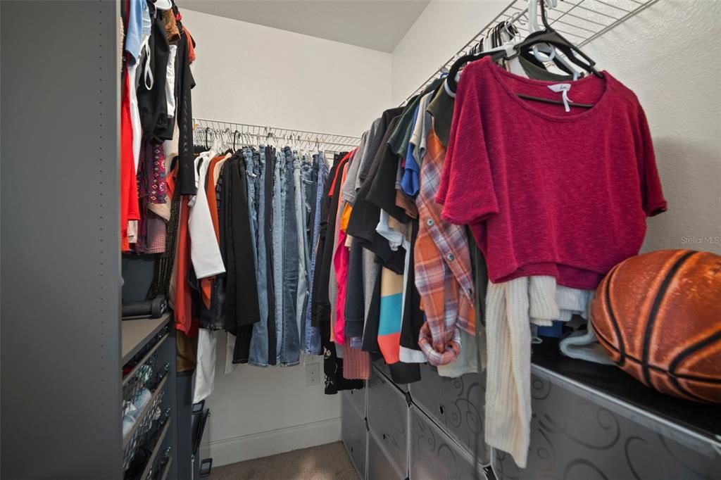 Master bedroom closet