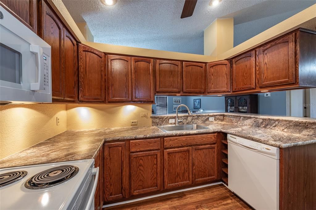 Kitchen has been thoughtfully designed to make cooking and entertaining a breeze.