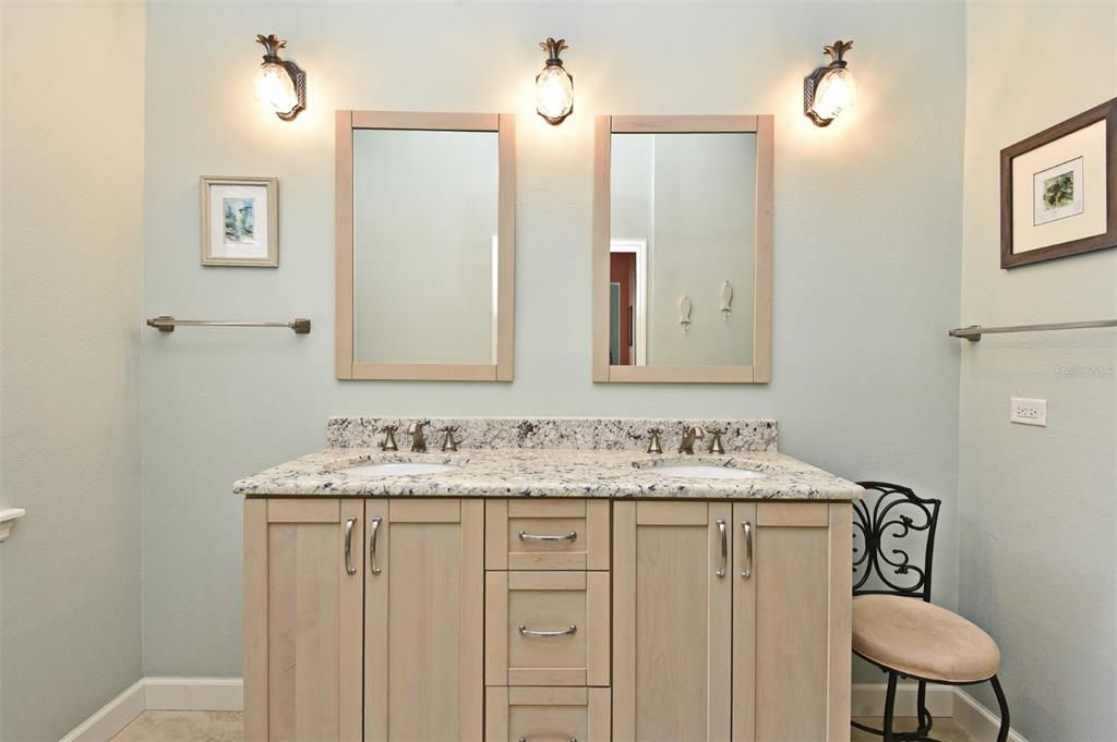 Primary Bathroom Dual Sinks