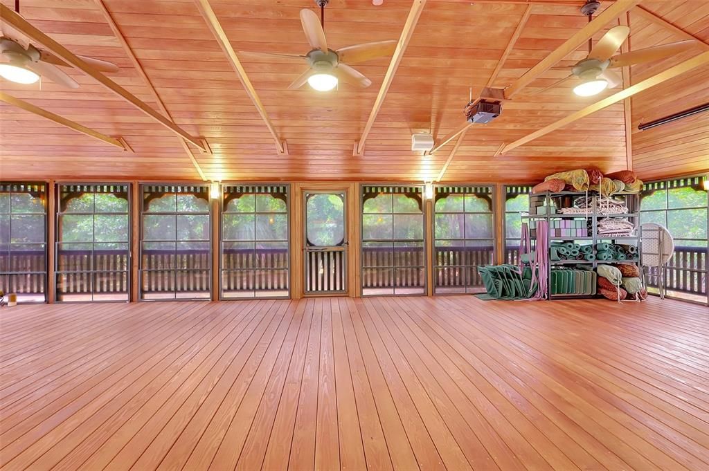 INTERIOR OF LARGE PAVILION GAZEBO