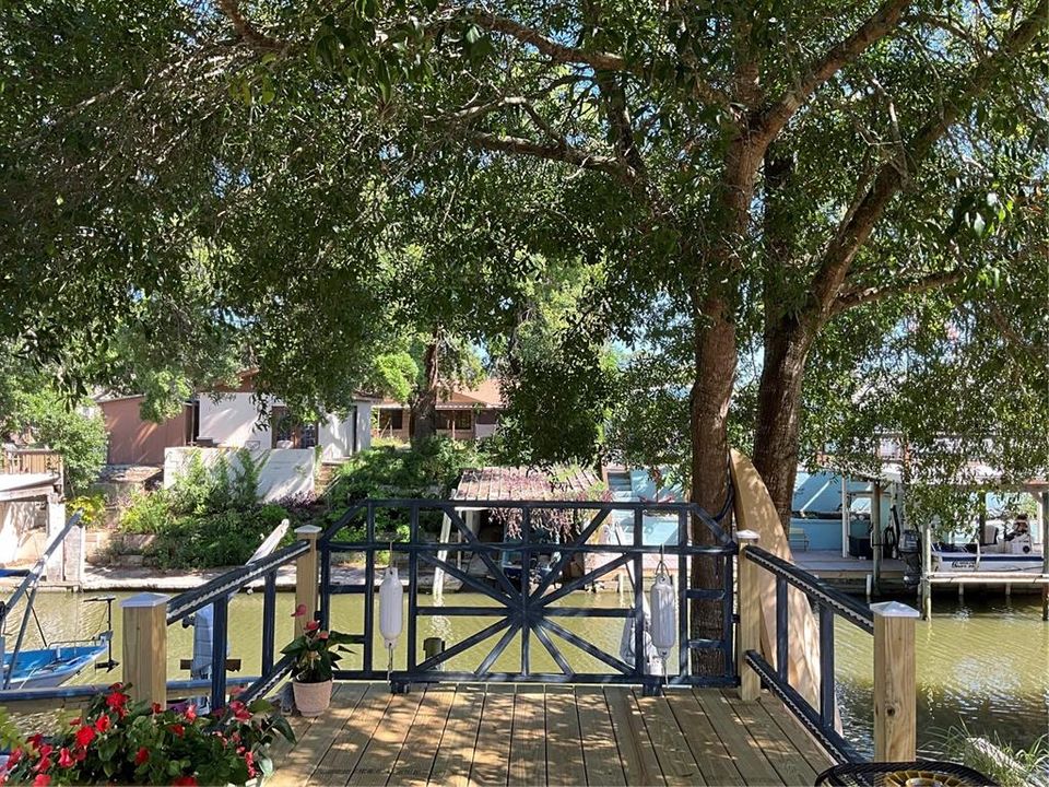 Newly built Deck overlooking water