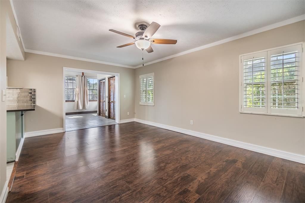 Living Room off Kitchen