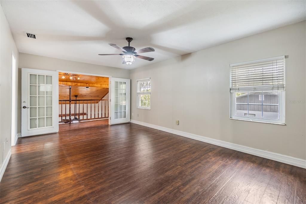 Master Bedroom with view of balcony