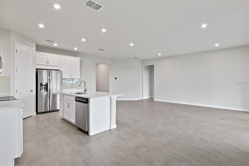 Dining View to Kitchen and Great Room