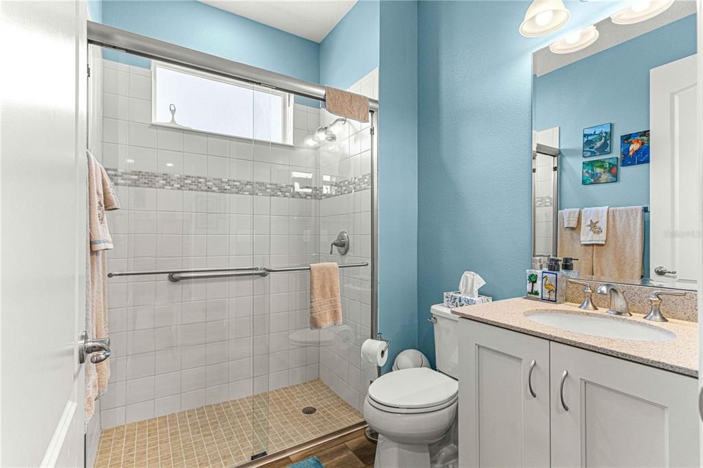Guest/Hall Bath with Step-In Shower