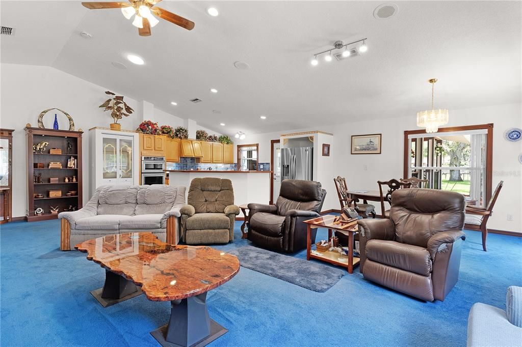 Living Room w/Open Floor Plan