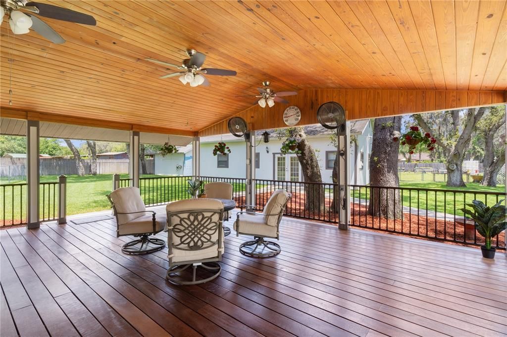 Back Porch of Main Home