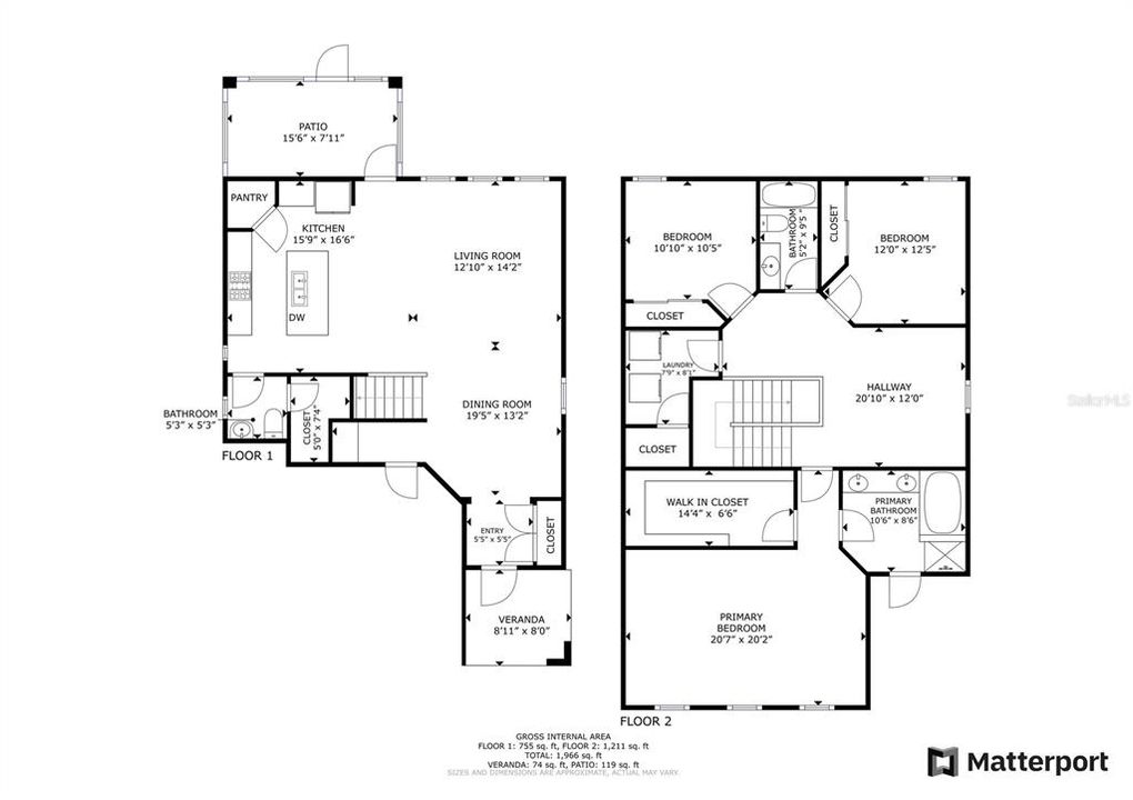 Active With Contract: $425,000 (3 beds, 2 baths, 2074 Square Feet)