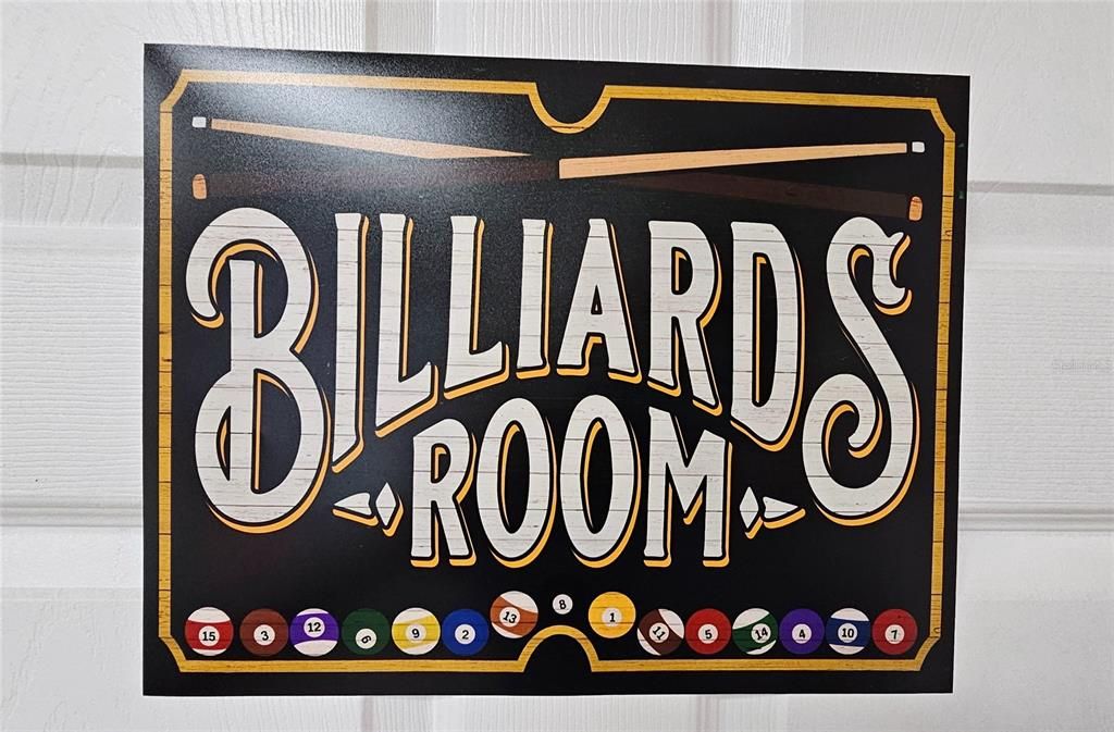 BILLIARDS ENTRY