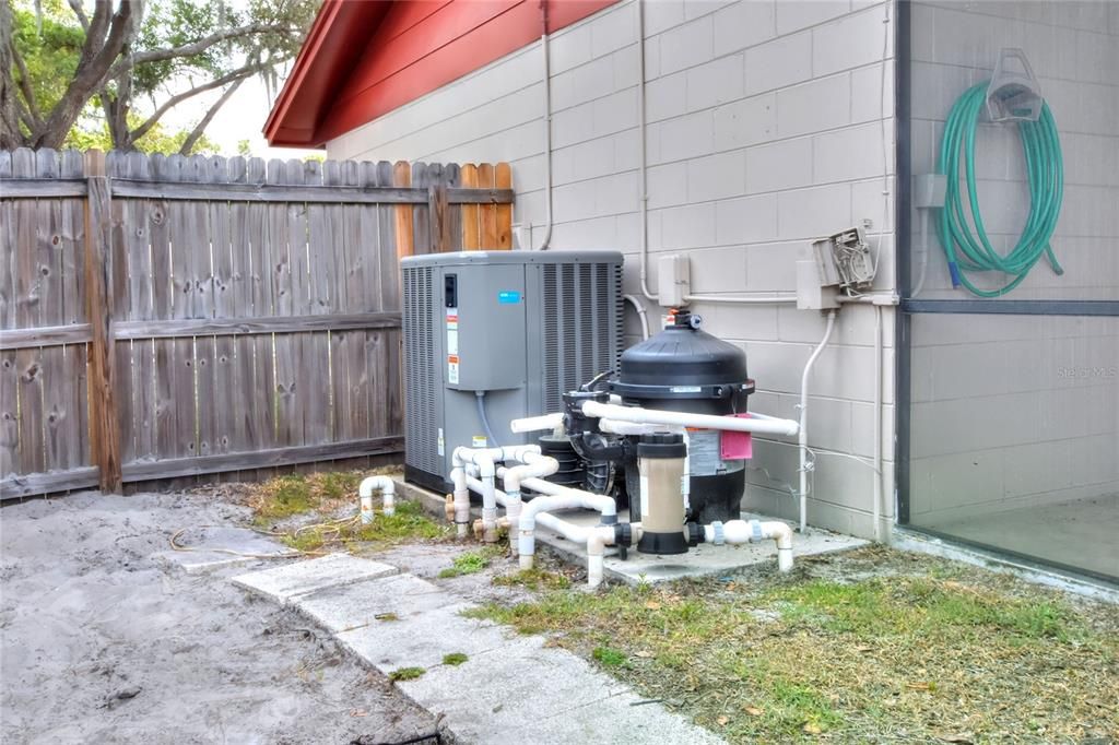 New Pool equipment and Pool Heater for year round swimming