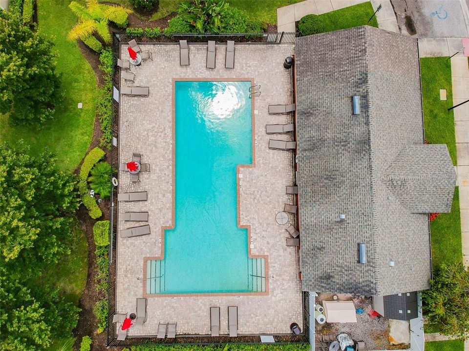 aerial community pool