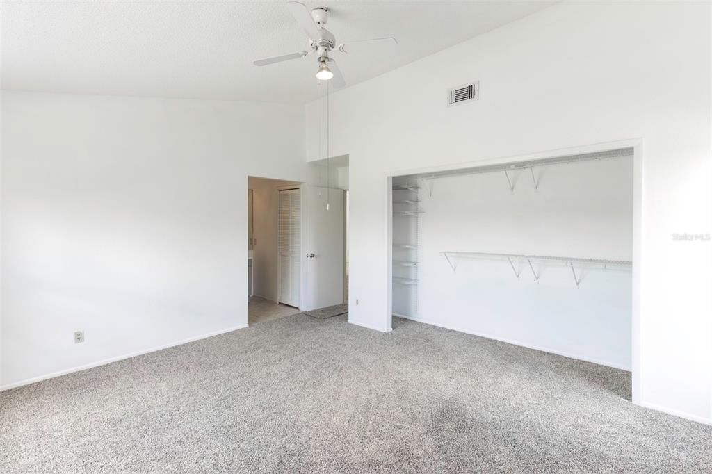 Master Bedroom and closet