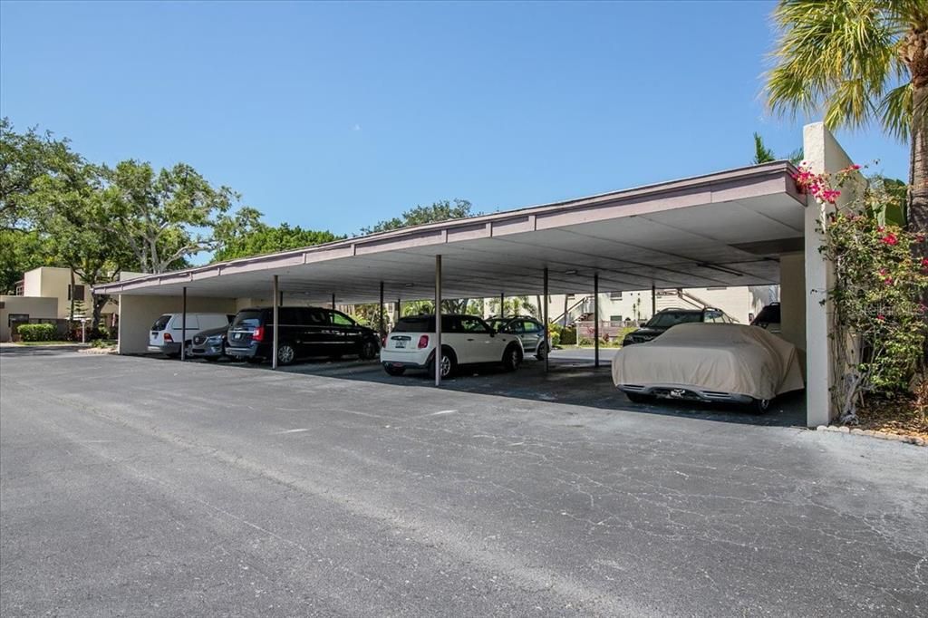 Deeded Carport (spot is where the covered car is parked)