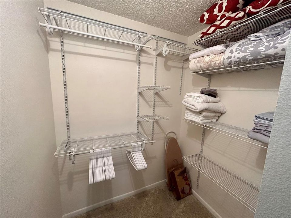 Master bedroom Walk-in closet