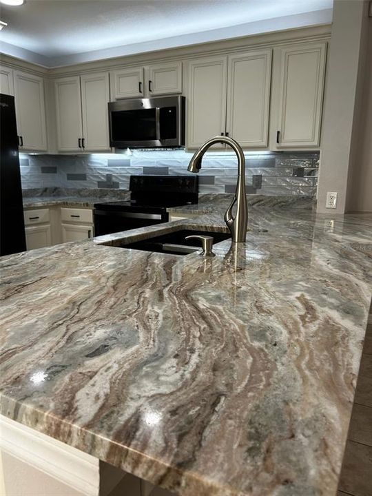 Beautiful granite countertop