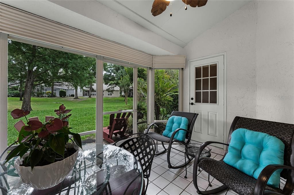 REAR SCREENED PORCH