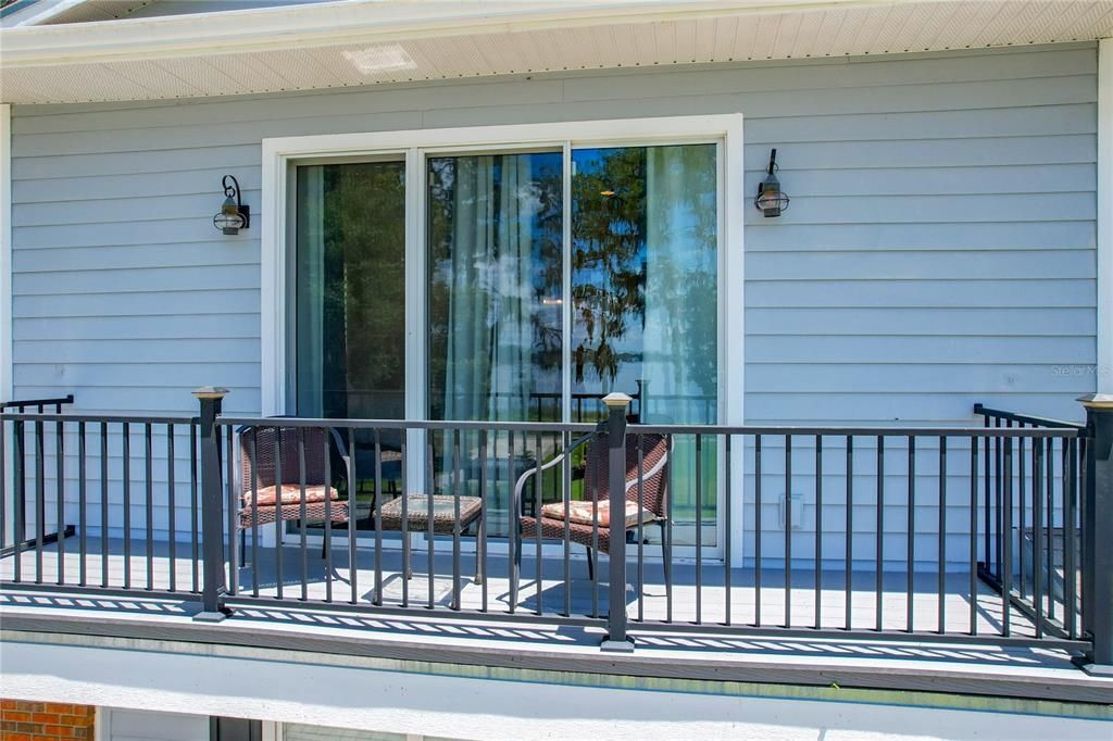 Primary bedroom balcony