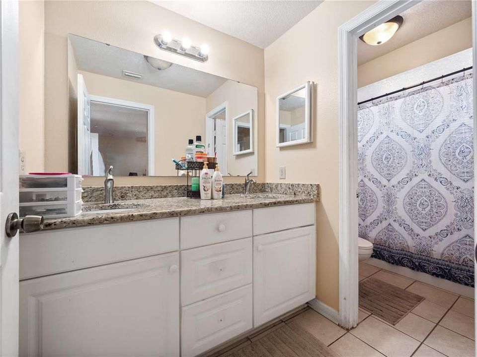 Primary Bathroom- with Shower Stall and Dual Sinks