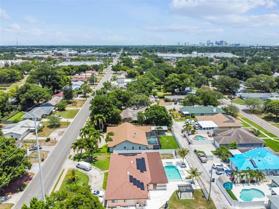 Downtown St Petersburg in the background.