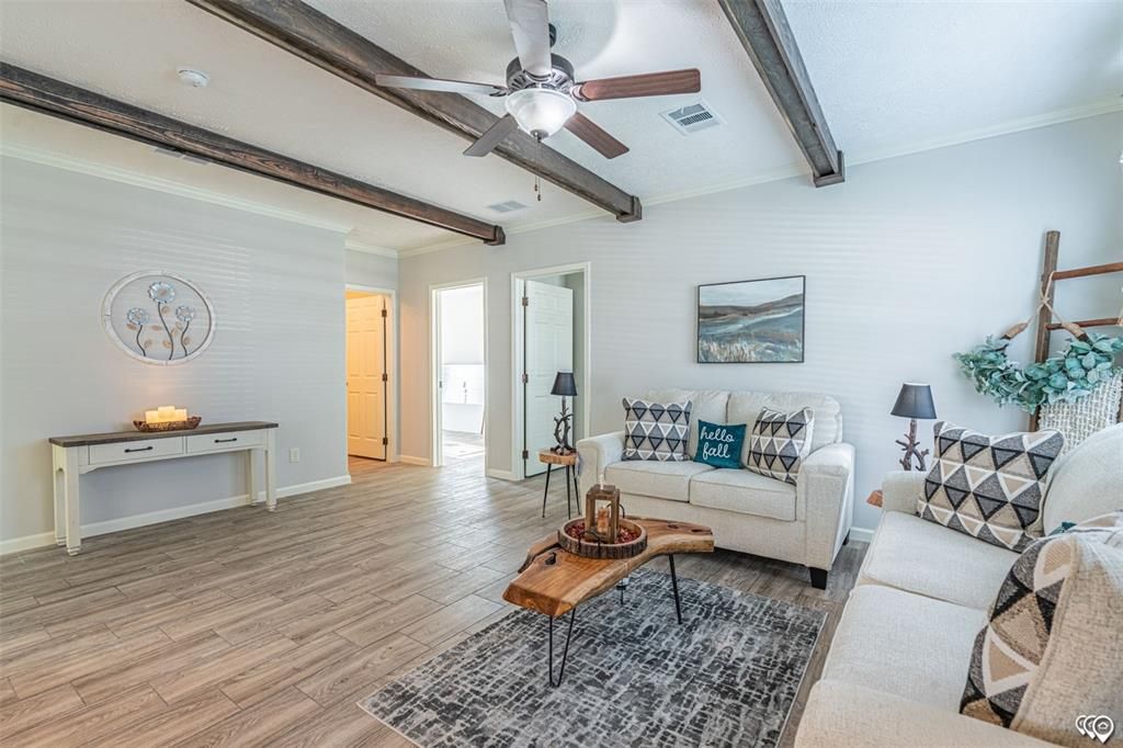 Front door towards living room and guest rooms(Manufacturer Stock Photo)