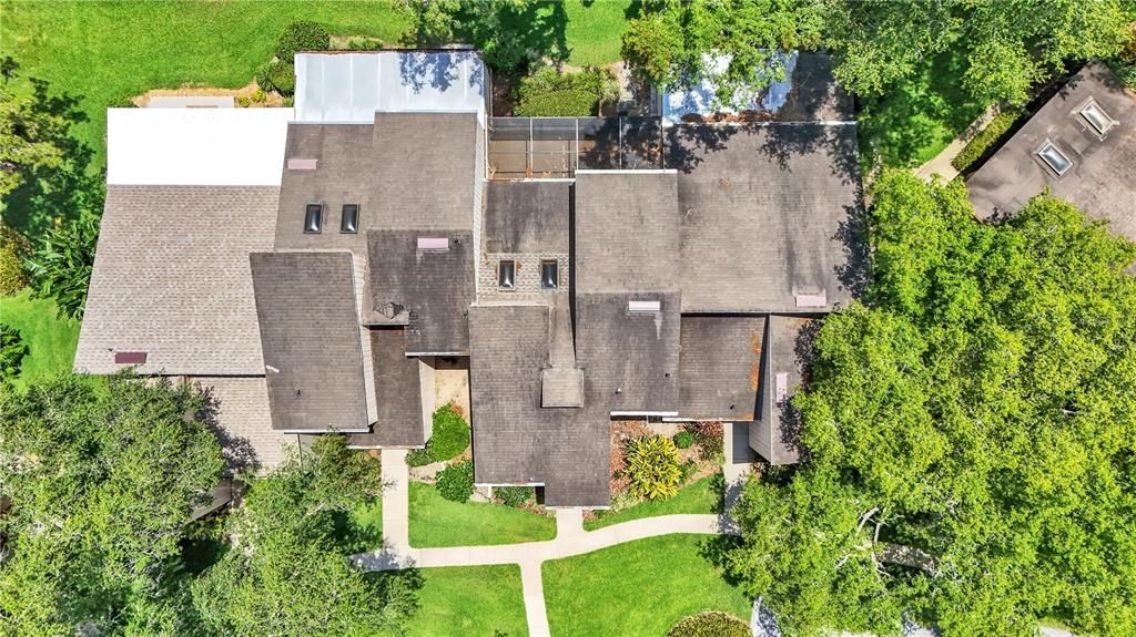 Aerial View of the building