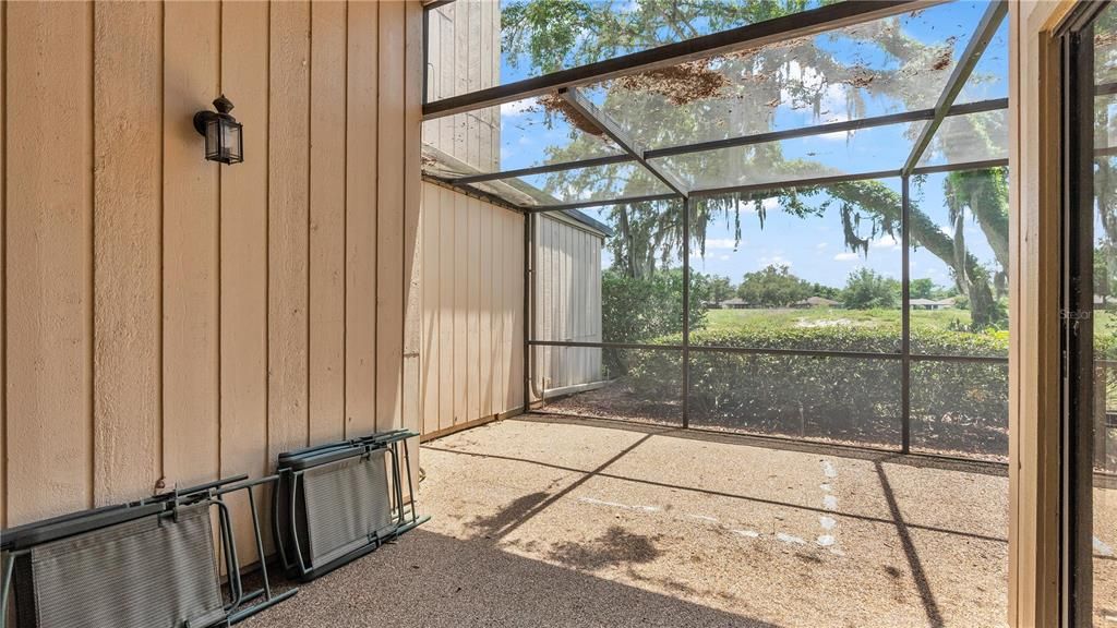 Lanai and screened patio