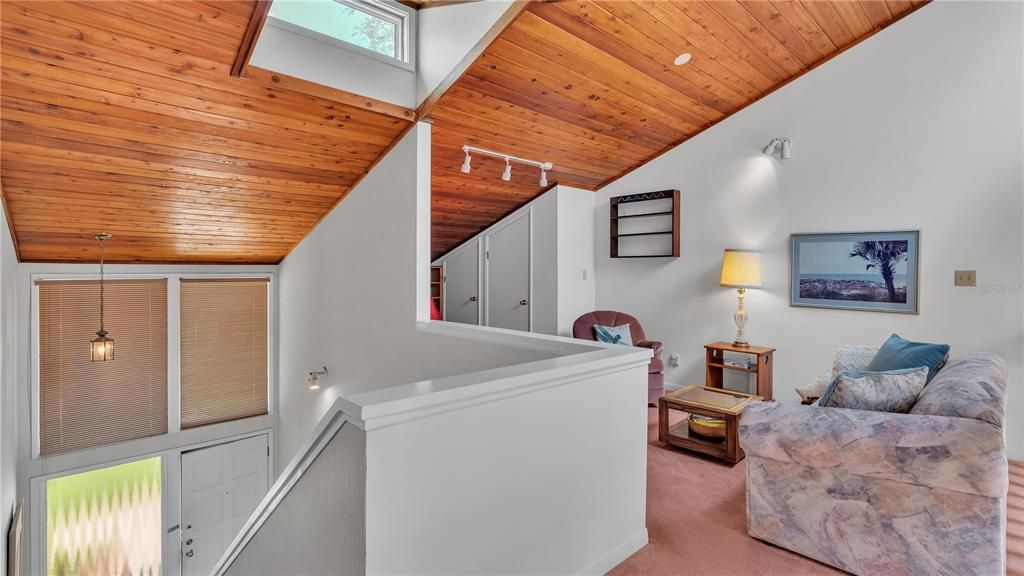 Loft and view of stairs