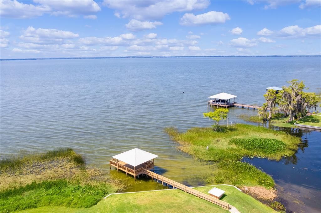 Community dock and gazebo