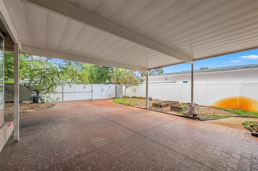 Alley side Carport