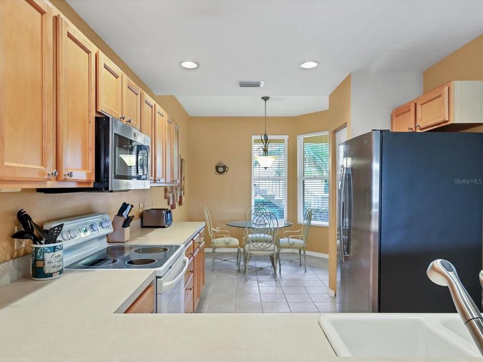 Tile Floor in Kitchen