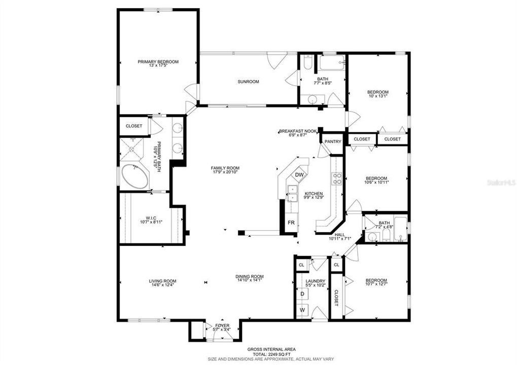 待售: $499,900 (4 贝兹, 3 浴室, 2276 平方英尺)