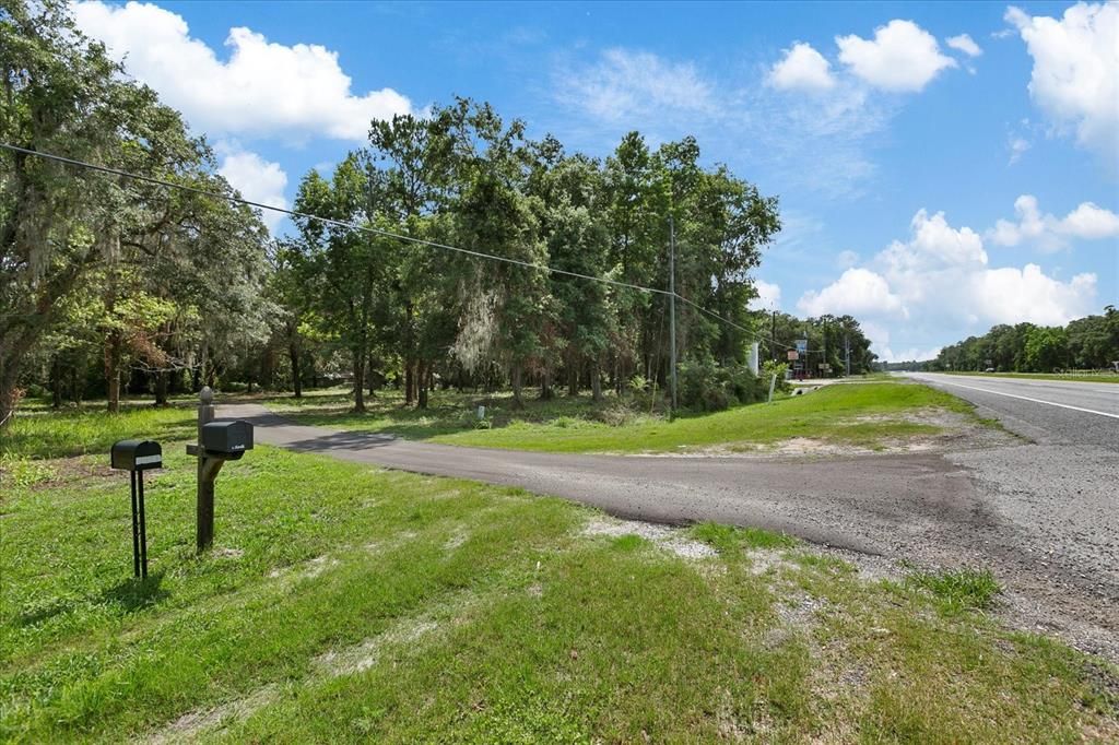 Entrance- County Road