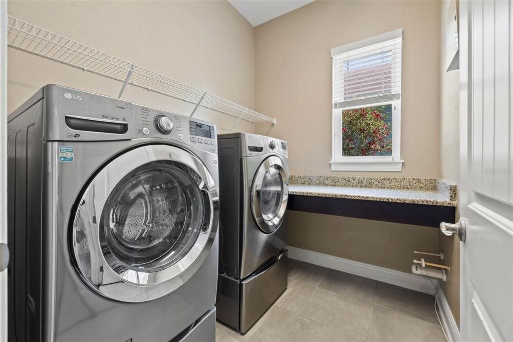 Main level laundry room