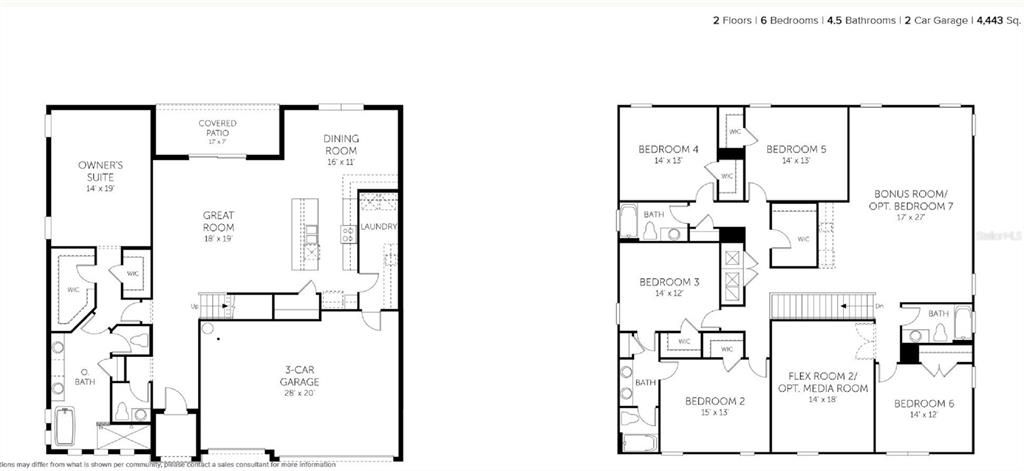 Activo con contrato: $1,285,970 (6 camas, 4 baños, 4443 Pies cuadrados)