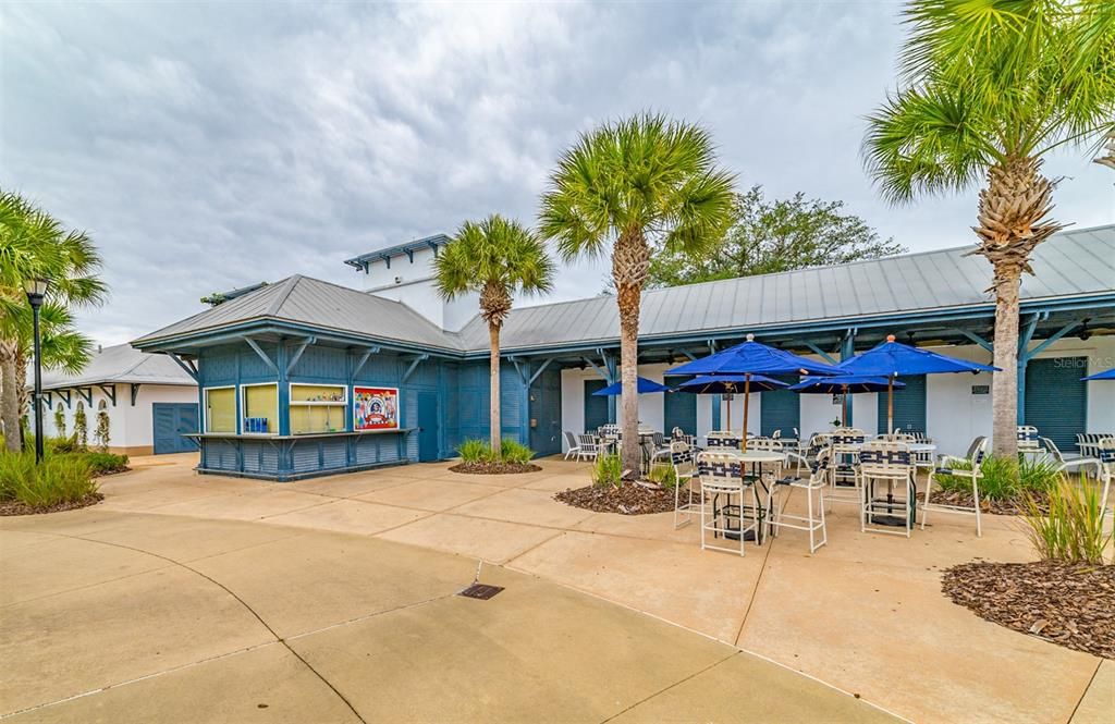 The concession area at The Aquatic Club