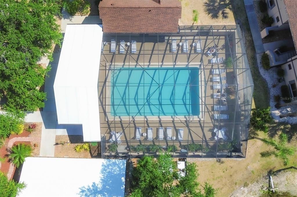AERIAL OF POOL AREA