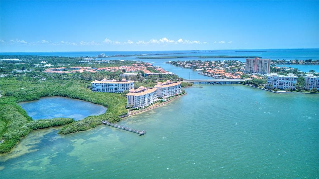 Unobstructed views of Boca Ciega Bay