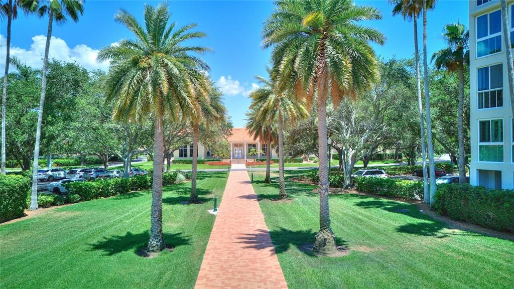 Path from Clubhouse to Private Beach & Beachfront Pool