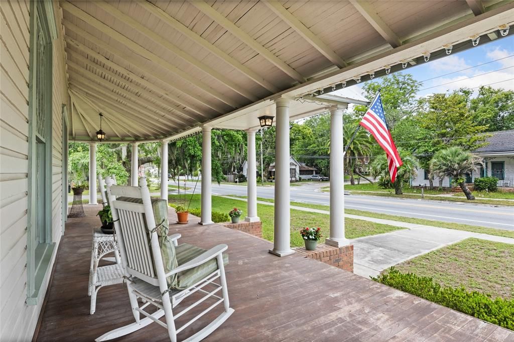 Wrap around porch