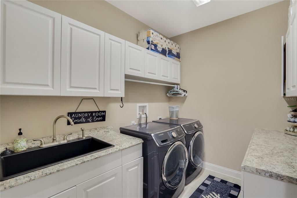 main floor laundry room