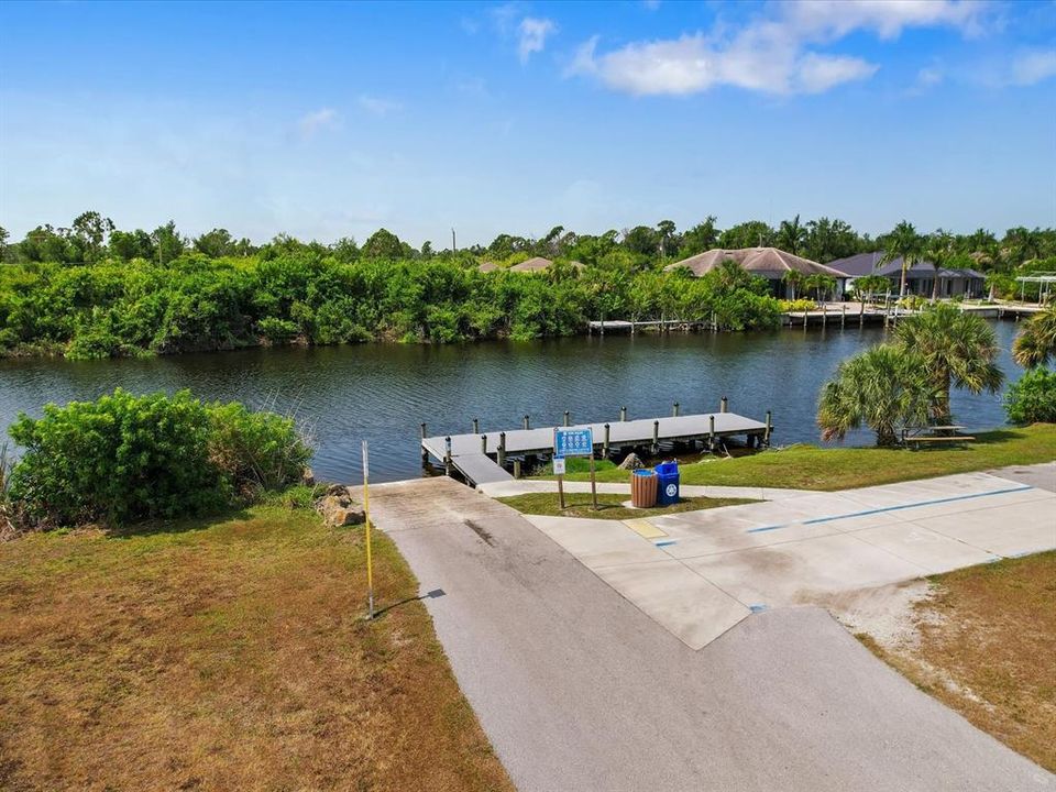 Butterford Waterway Park's Boat Ramp & Dock