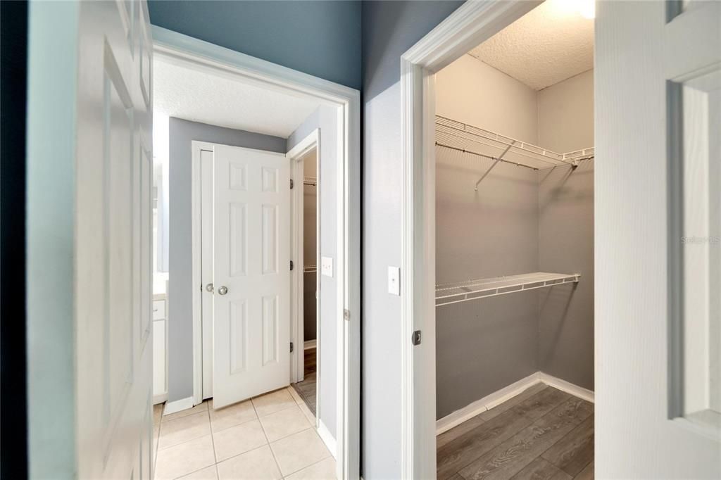 Two Walk-in Closets