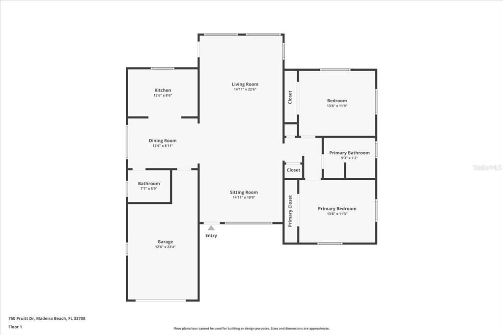 Active With Contract: $919,500 (2 beds, 2 baths, 1306 Square Feet)