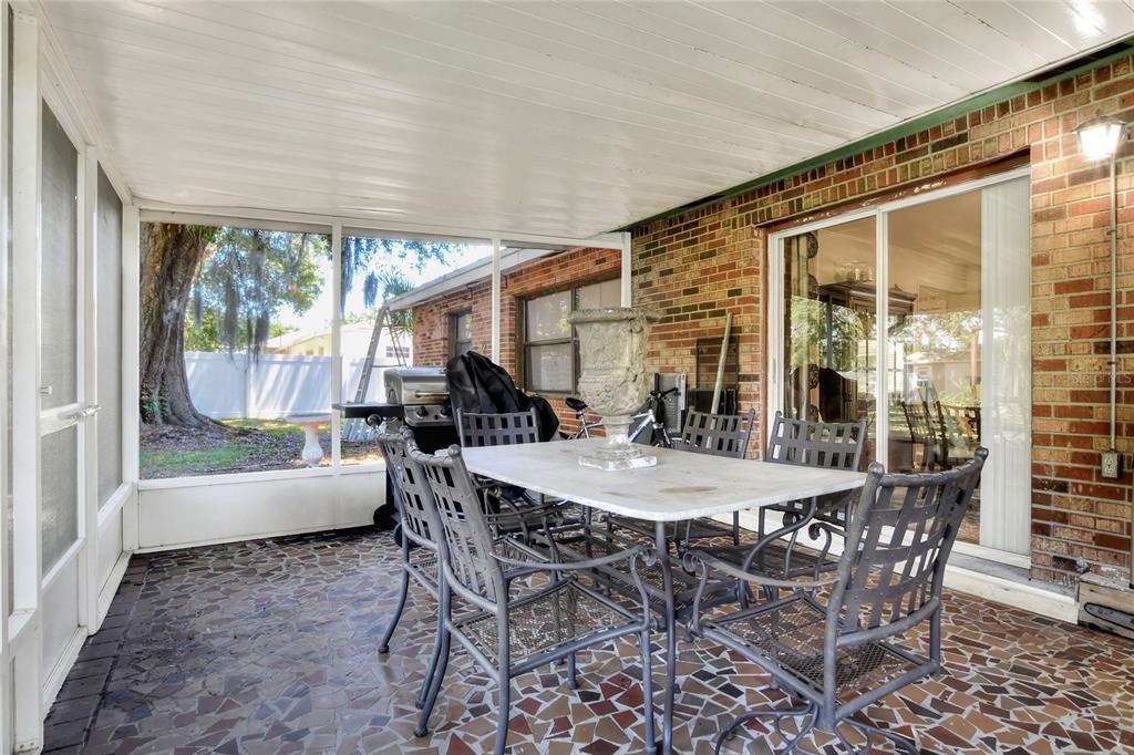 Back screened Patio