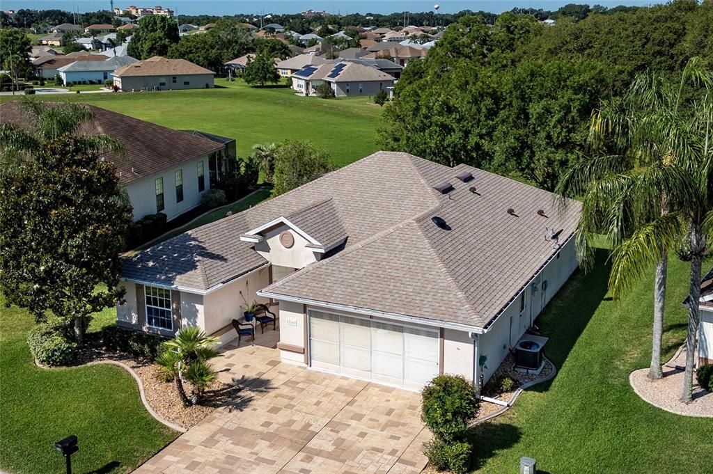 Aerial Front House